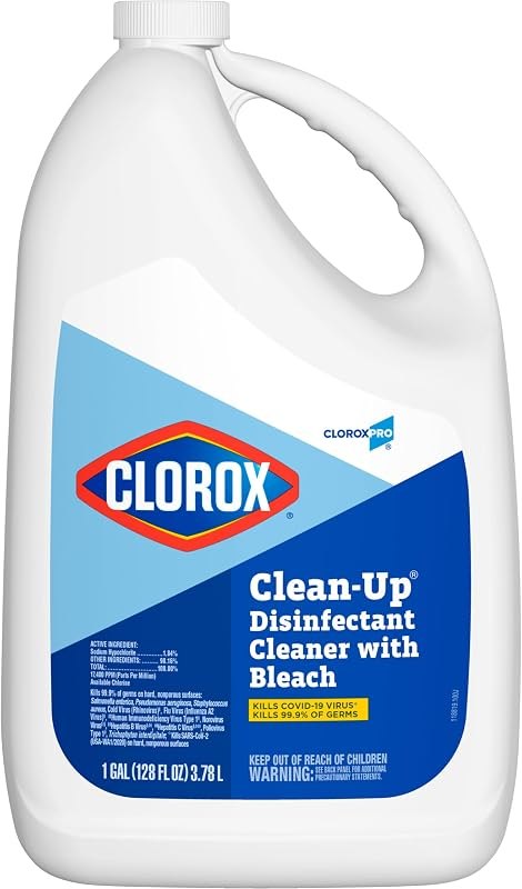 CloroxPro Clean-Up Disinfectant Cleaner with Bleach Refill, 128 fl. oz. — Chemicals and home supplies that ear for
