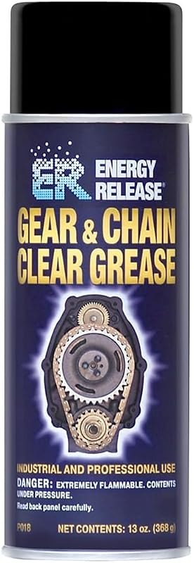 P018 Spray Lubricant, Clear Gear and Chain, 13 oz Aerosol, Each — Locks, mounts, and chain lube. heavy for locks