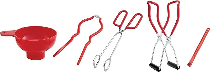 Mrs. Anderson’s Baking Canning Tool Set, for Home Canning and Dehydrating to Preserve Foods, 5-Piece Set — Canning