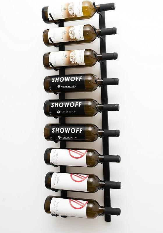 VintageView W Series 3-Foot Wall Mounted Wine Rack — best wine wall hanger for wine wall hanger