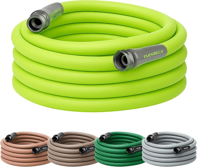 Flexzilla Garden Hose 5/8 in. x 50 ft., Lightweight All-Weather Water Hose, Durable and Flexible, Leak-Free
