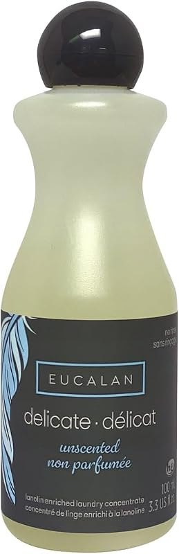 Fine Fabric Wash 3.3oz Unscented Liquid Laundry Detergent — wool wash eucalan for wool wash eucalan