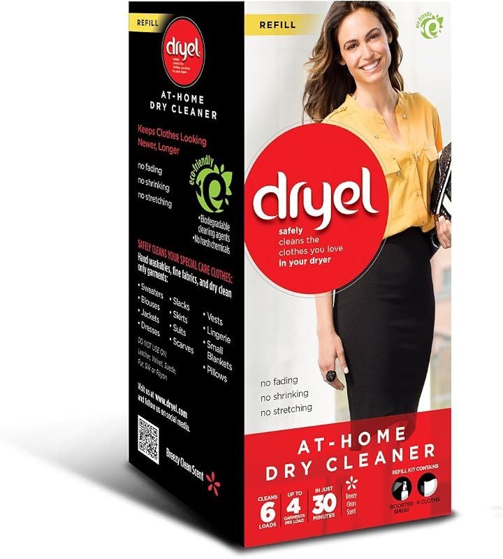 Dryel Cleaning Refill, 6 Count — Stain, wool wash, and dryer bits. fo for stain wool wash dryer