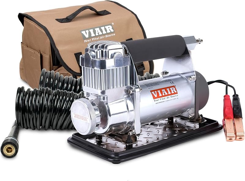 VIAIR 400P RV 12-Volt(12v) Automatic Portable Compressor Kit, RV Tire Inflator/Pump, For Class C Motorhomes, 150 PSI