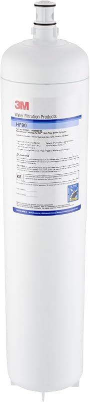 3M Water Filtration Products Filter Cartridge, Model HF90, 54000 Gallon Capacity, 5 gpm Flow Rate, 0.2 Micron — filter