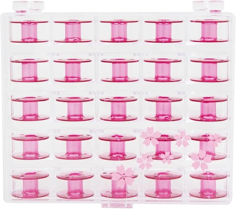 Janome Sewing Machine Cherry Blossom Pink Bobbins 25 ct — sewing bobbins amazon for sewing bobbins