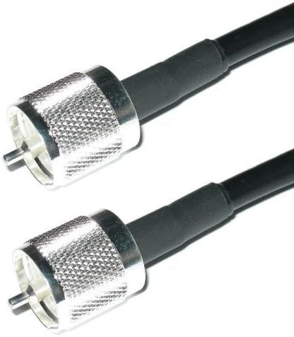 MPD Digital I LMR240 Coaxial Cable I PL259 Male to PL259 Male Connectors I Low Loss RF Coax I CB, Ham Radio