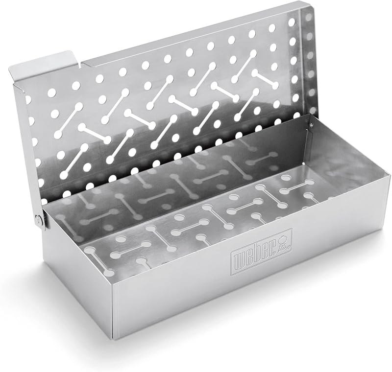 Weber® Premium Universal Smoker Box, Stainless Steel — best smoker boxes for smoker boxes