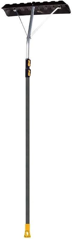 True Temper 193055510 Telescoping Snow Roof Rake with Aluminum Handle, 17-Foot — best snow ice scraper for snow ice