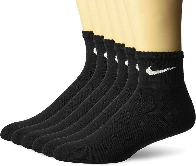 womens Performance Cushion Quarter Socks With Band (6 Pairs) — adult care socks picks Amazon listing