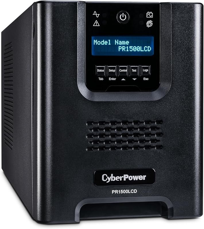 CyberPower PR1500LCD Smart App Sinewave UPS Battery Backup — best sine wave battery backup for sine wave battery backup