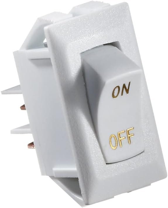 RV Designer S265-10 Amp On/Off - SPST, White DC Rocker Switch — off replacement parts amazon for off replacement parts