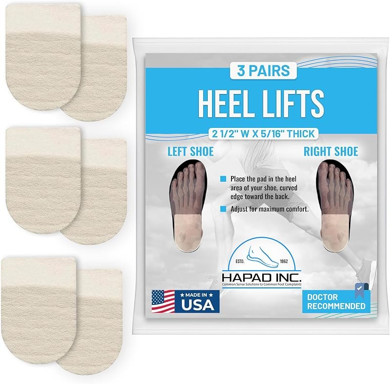 Premium Heel Pads for Shoes - Cushion Inserts for Women & Men, Anti-Slip Heel Grips, Shoe Filler for Too Big Shoes