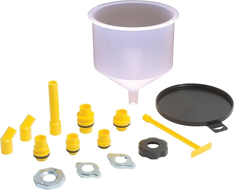Lisle 24680 Spill-Free Funnel, Standard Adapters, 11 x 7 x 7 inches — best funnels for funnels
