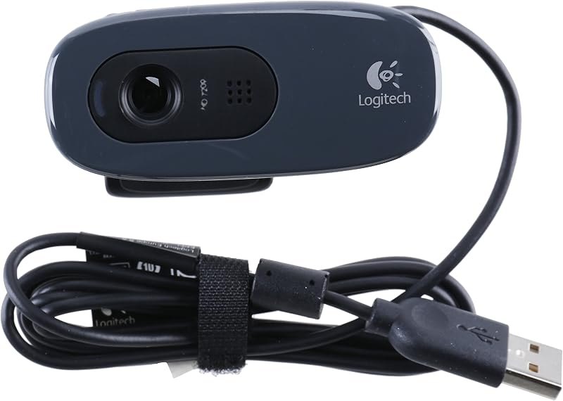 Webcam - USB 2.0 - Logitech C270 HD - Gray/Black - 960-000947/960-000964/960-000694 (Bulk) — webcams webcam with