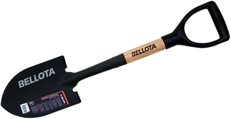 Bellota 5526 - Small Multi-Purpose Shovel with Ring Handle - Ideal for Camping, Garden and Snow - Size 150 x 680 mm —
