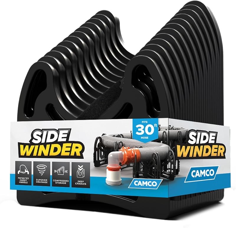 Camco Sidewinder Telescoping Folding RV Sewer Hose Support, 30 Ft, 43061 — Sewer hoses, regulators, and chocks. for