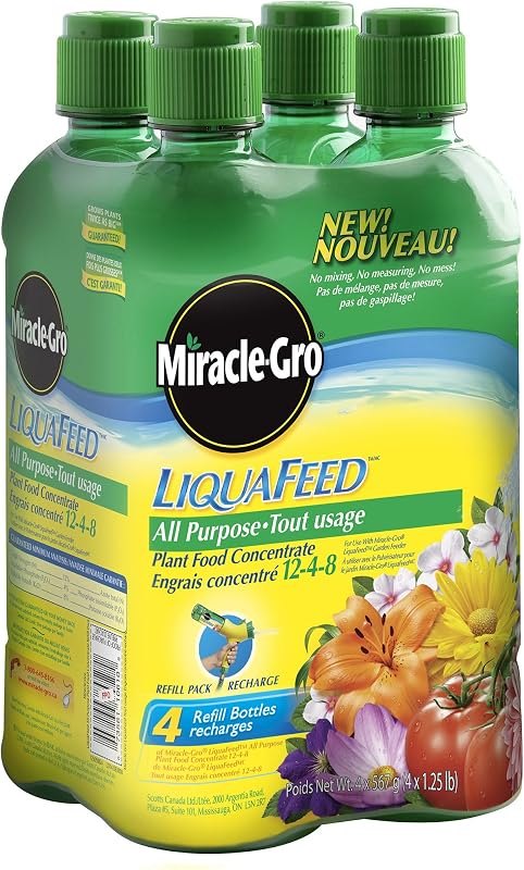 4 Pack Liquafeed Refills All Purpose Fertilizer — Hoses, pruners, and beds that surviv for hoses pruners beds survive