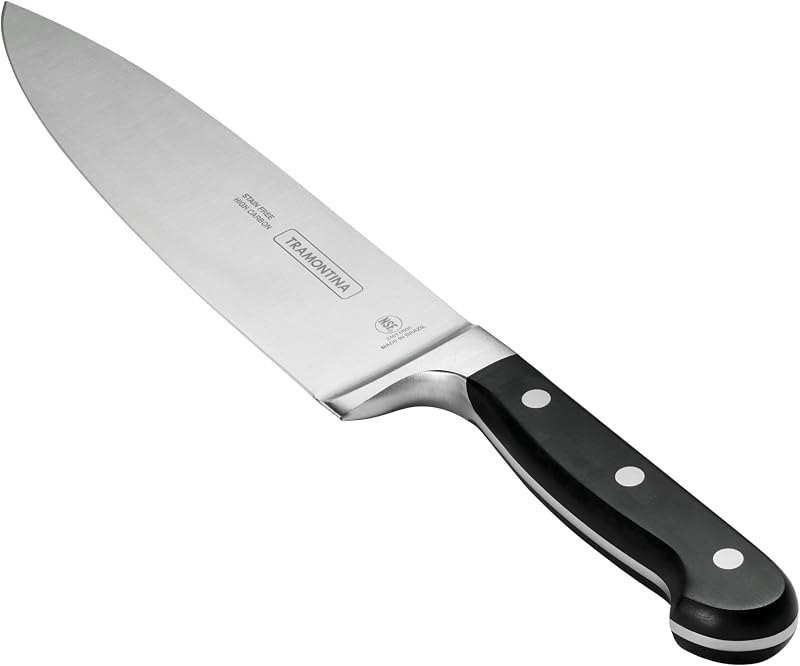 Tramontina Pro Series Forged 8-Inch Chef's Knife, Stain-free High-Carbon Steel Kitchen Knives for Cooking