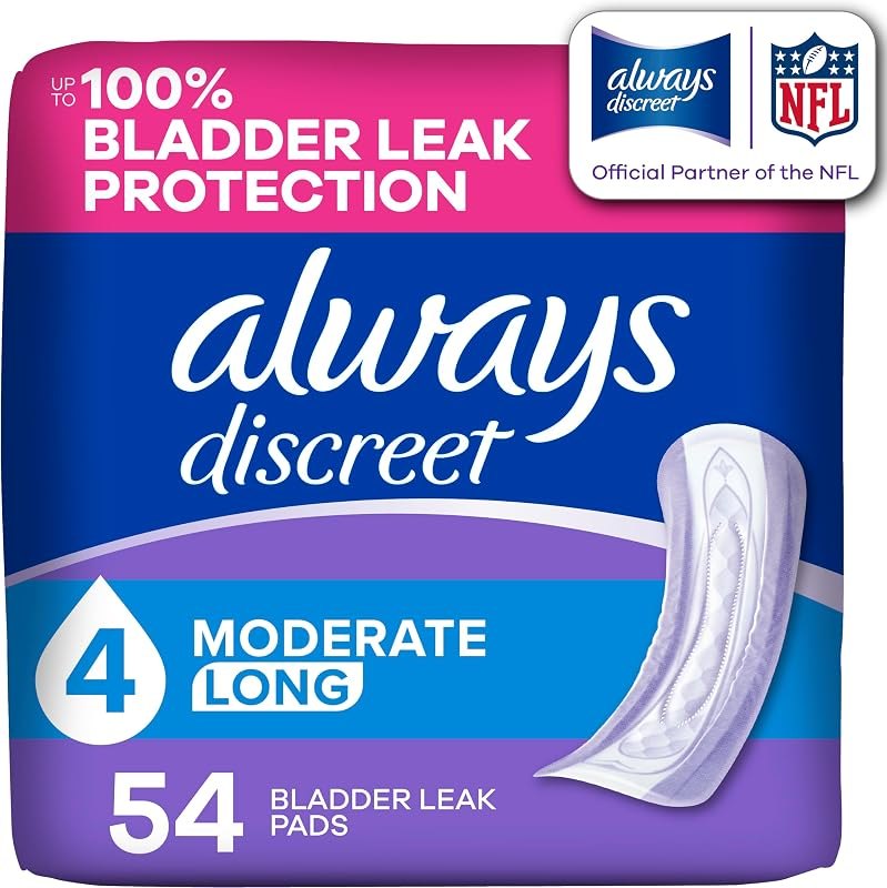 Always Discreet — Adult Bladder Control Pads amp; Line for adult bladder control pads