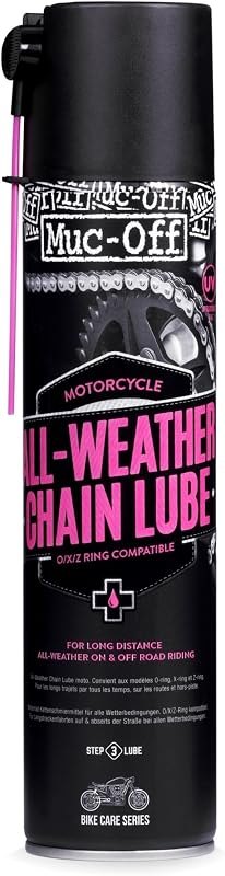 Muc-Off All-Weather Motorcycle Chain Lube, UV Dye - 400ml