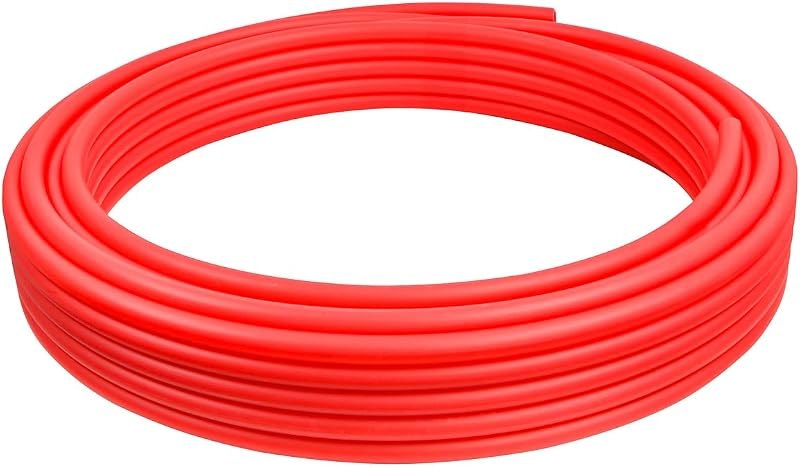 Supply Giant PEX-B Pipe 1/2 In x 300 Ft Red Tubing for Hot Water Plumbing, Potable Water Line for Home Improvement