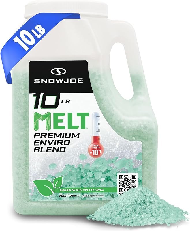 Snow Joe MELT10EB-J MELT 10 Lb Jug Premium Environmentally-Friendly Blend Ice Melter w/ CMA — best snow ice melt for
