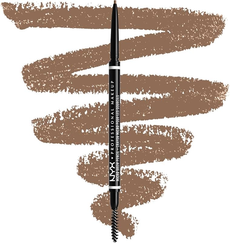 NYX PROFESSIONAL MAKEUP Micro Brow Pencil with Precision Tip, Taupe — best makeup brow pencil for makeup brow pencil