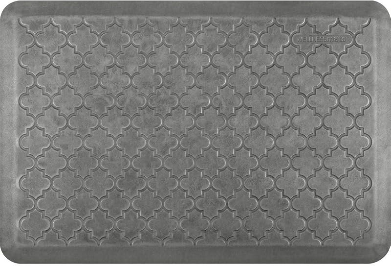 WellnessMats Trellis Collection Anti-Fatigue Floor Mat, Polyurethane — best standing desk mat for standing desk mat
