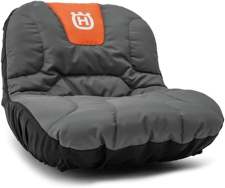 Husqvarna Lawn Tractor Seat Cover, Fits Up to 15 Inch High Seats, Durable, Water-Resistant Riding Lawn Mower