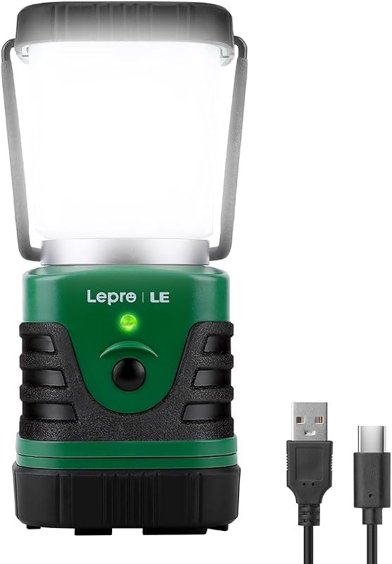 Lepro 1000LM LED Camping Lantern Rechargeable, 4400mAh, 4 Light Modes — Best Products for your homestead and for