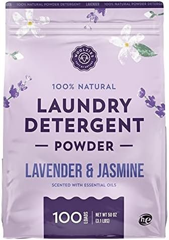 Woolzies 100% Natural Laundry Powder Detergent Soap Scented with Pure Essential Oils Extra Strength Biodegradable