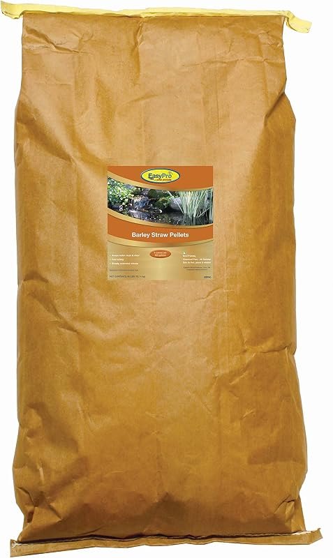 EasyPro Pond Products Barley Straw Pellets, 40 lb — barley straw pond for pond beneficial bacteria rated