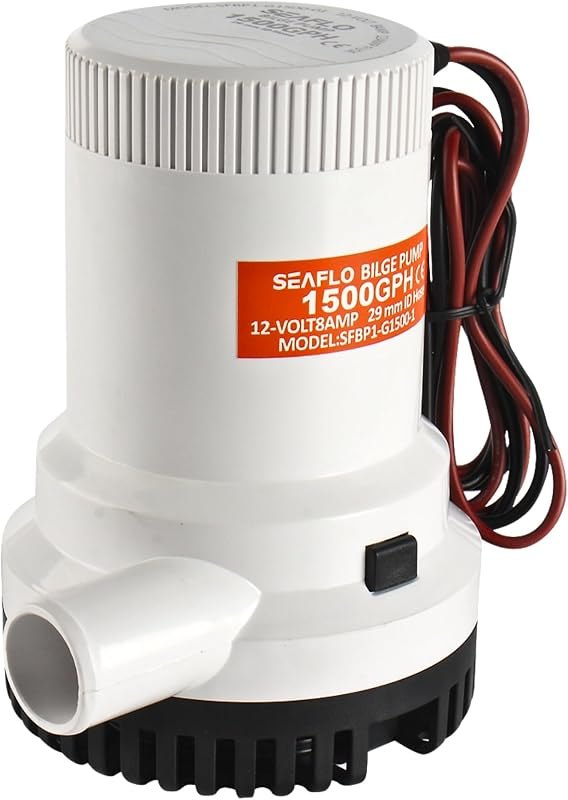 SEAFLO 01 Series 1500 GPH Bilge Pump — bilge pump 1500 gph for bilge pump 1500 gph