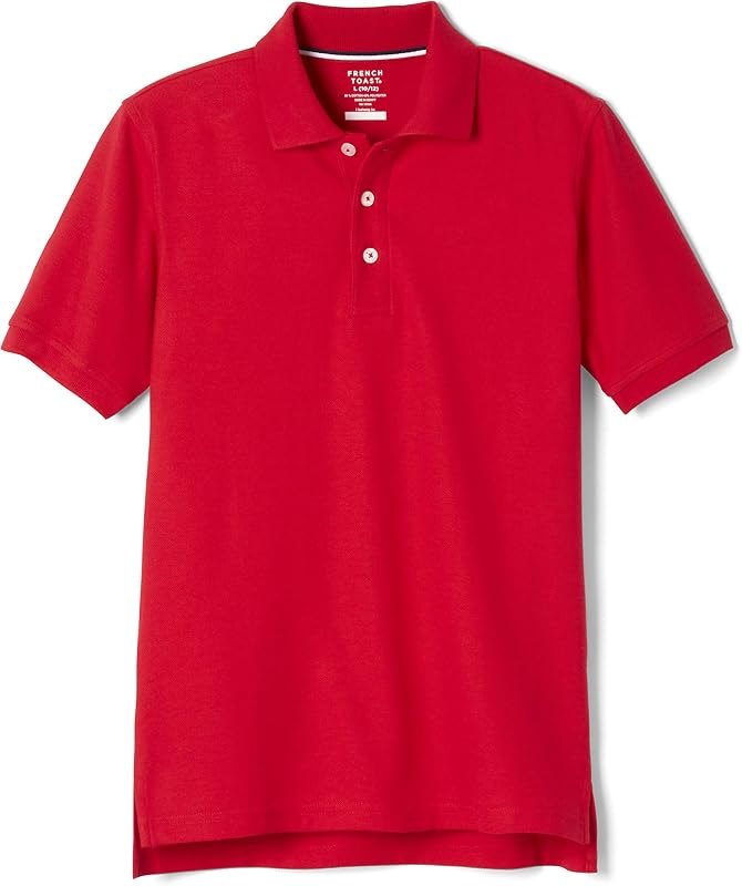 French Toast Kids' Pique Polo (Standard & Husky) — shirts for haul