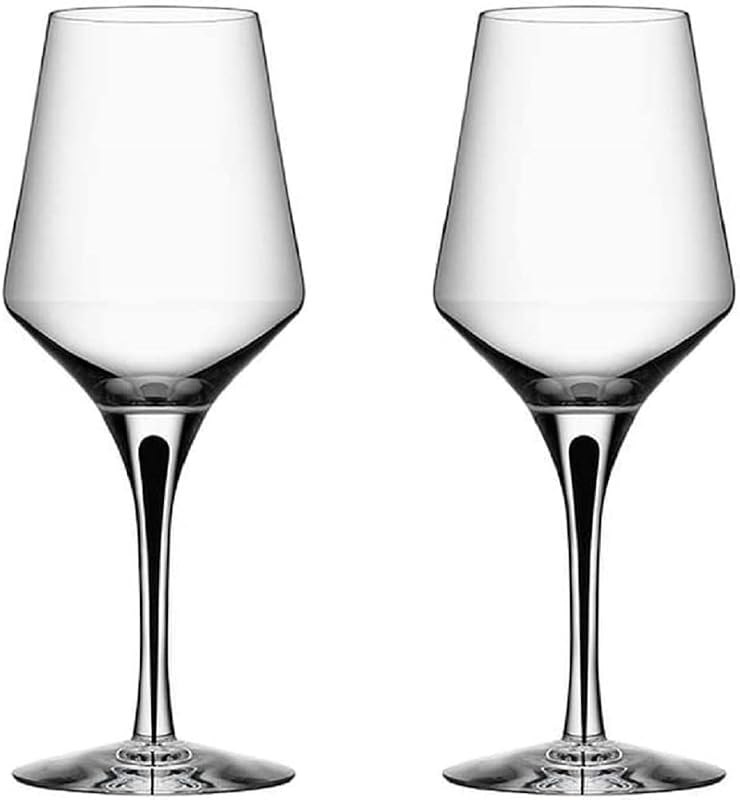 Orrefors Metropol White Wine Glass (Set of 2), Clear — wine hook set amazon for wine hook set