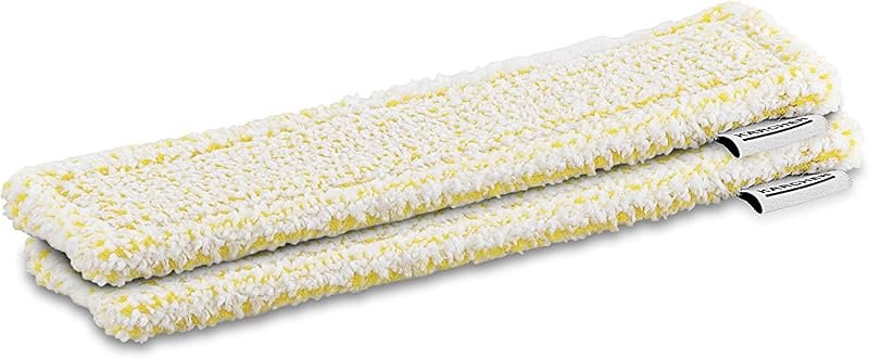 Kärcher WV Window Pads for Indoor Use - Microfiber Window Cloths - Compatible with WV 1 and WV 6 Electric Window