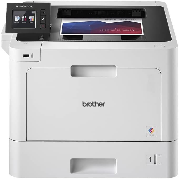 HL-L8360CDW Business Color Laser Printer with Low-Cost Printing, Wireless Networking, and Duplex Printing — Brother