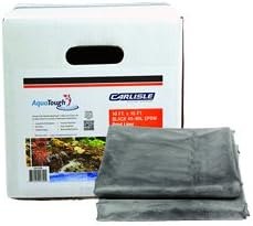 AquaTough 15 Feet x 15 Feet 45 Mil Pond and Water Garden Liner - Durable EPDM Rubber Easy to Install - Black - Koi