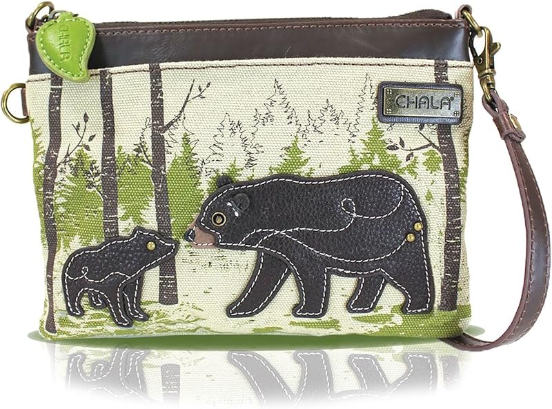 Canvas Mini Crossbody Handbag, Multi Zipper, Shoulder Purse Adjustable Strap — mini crossbody bag for mini crossbody bag