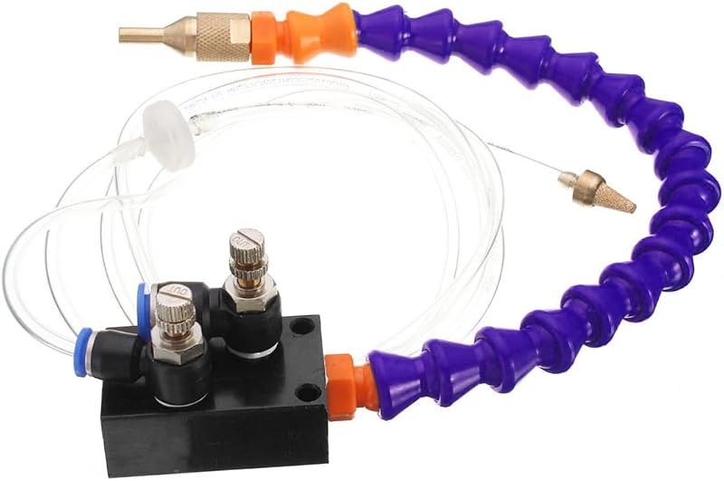 Mist Coolant Lubrication Spray System for Metal Cutting Engraving Cooling Sprayer Machine for Air Pipe CNC Lathe