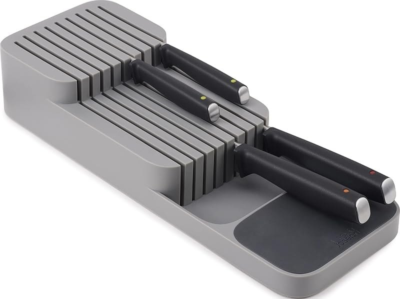 Joseph Joseph DrawerStore Knife Organizer, holds up to 9 knives, Kitchen Organization & Drawer Storage — Pans, knives