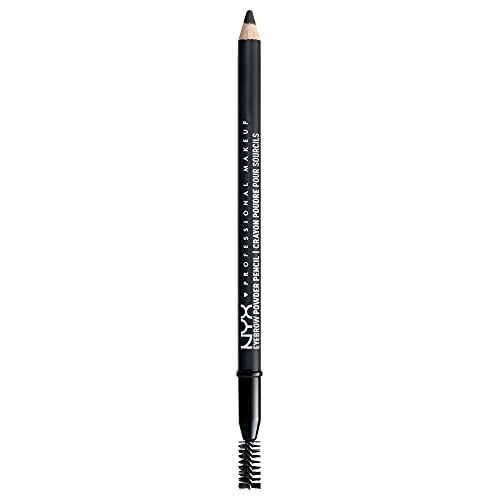 NYX PROFESSIONAL MAKEUP Eyebrow Powder Pencil, Black — makeup brow pencil for makeup brow pencil