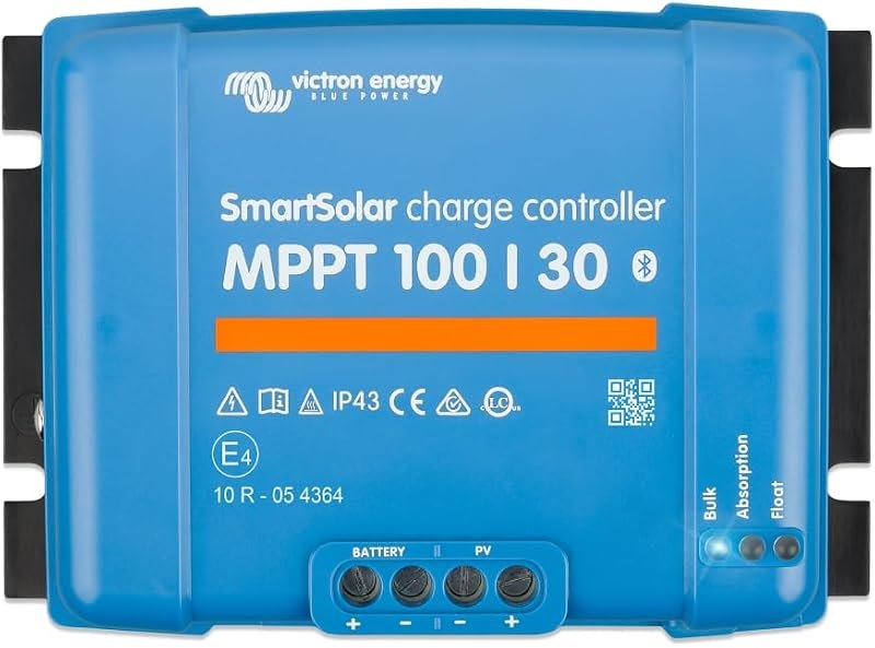 Victron Energy SmartSolar MPPT 100V 30 amp 12/24-Volt Solar Charge Controller (Bluetooth) — best solar charge