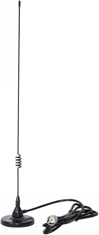 Dualband Antenna 2meter 70cm Mobile VHF/UHF Ham Radio (137-149, 437-480 Mhz) Mag Mount Magnet Base PL-259 Connector