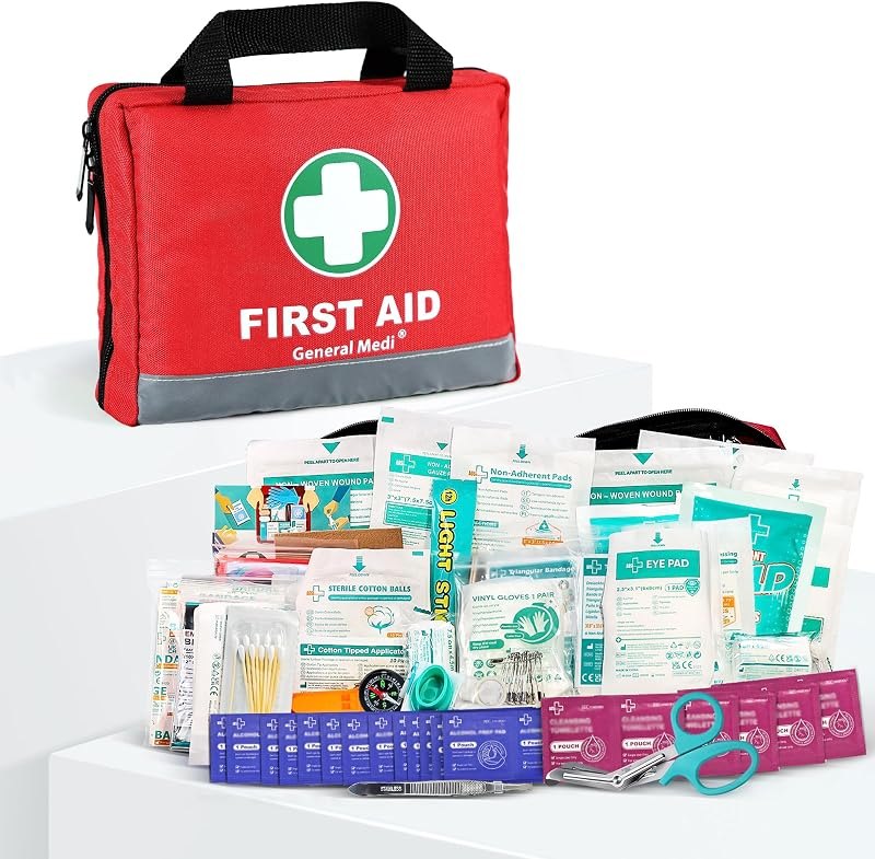 General Medi 309 Piece First Aid Kit - Emergency Kit — best first aid refill for first aid refill