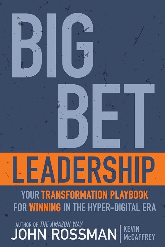 Big Bet Leadership: Your Transformation Playbook for Winning in the Hyper-Digital Era — AI Services that can help your