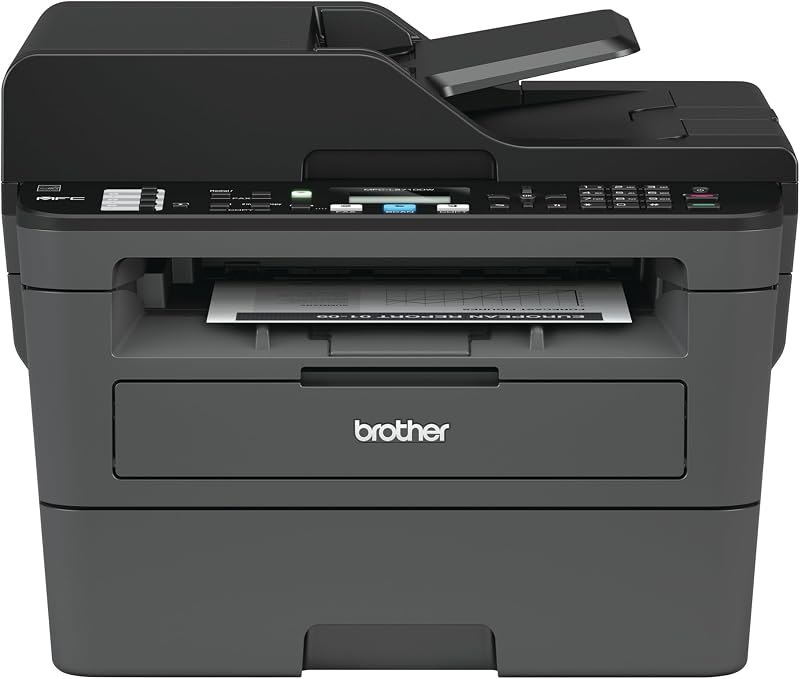 Monochrome Laser Printer, MFCL2710DW, Wireless Networking, Duplex Printing, Includes 4 Month Refresh Subscription
