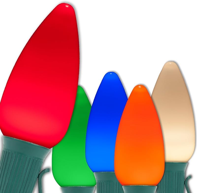 Wintergreen Lighting 25 C9 OptiCore LED Commercial Outdoor Christmas Lights