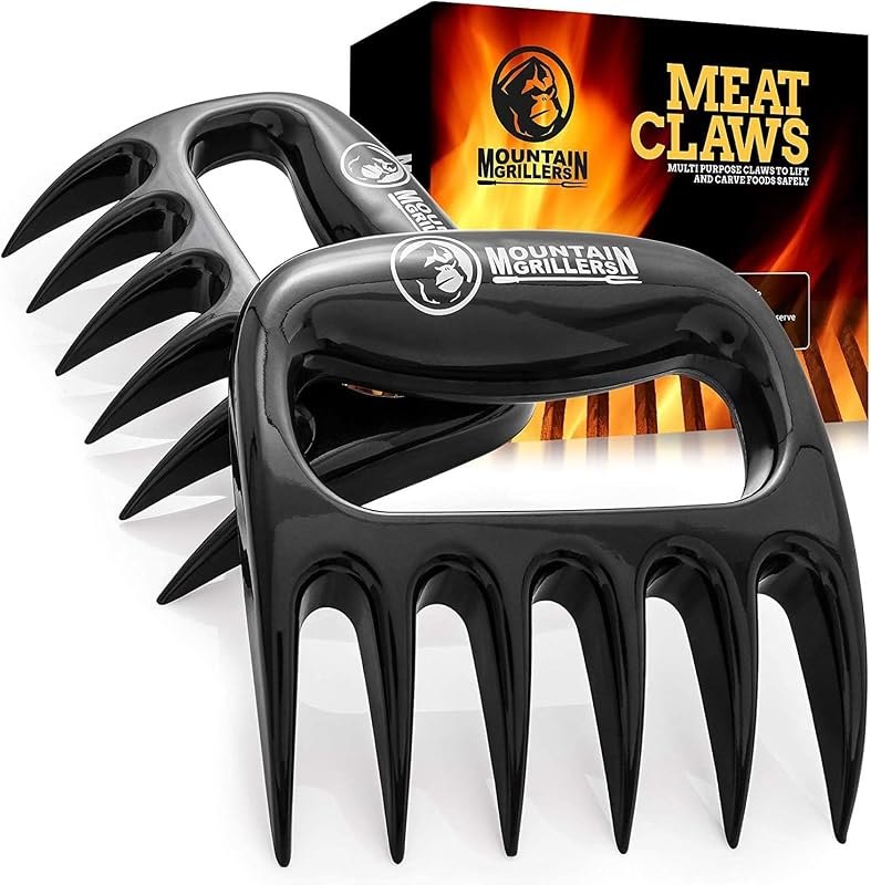 Mountain Grillers Meat Claws - Pulled Pork Shredder Tools for BBQ - Bear Claws for Shredding Meat on Grill, Smoker, or